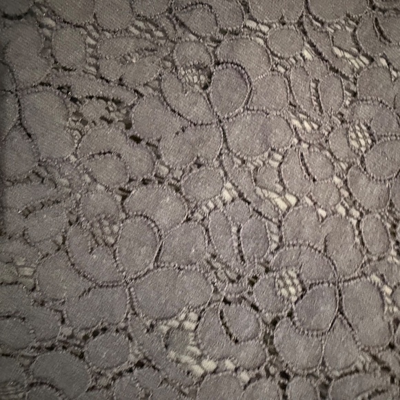 Madewell Navy Blue Lace Short Sleeve Blouse Top Scalloped Hem Size Small - Picture 15 of 16